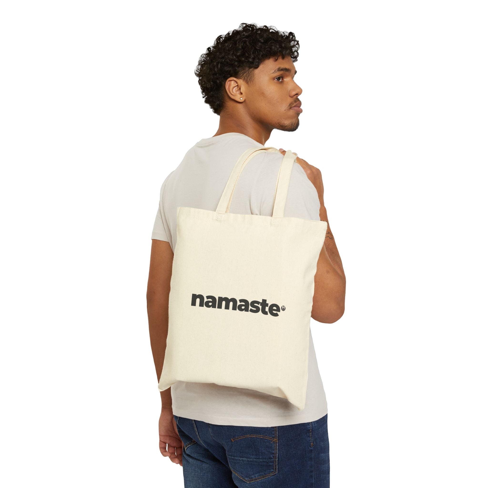 Namaste | Cotton Canvas Tote Bag